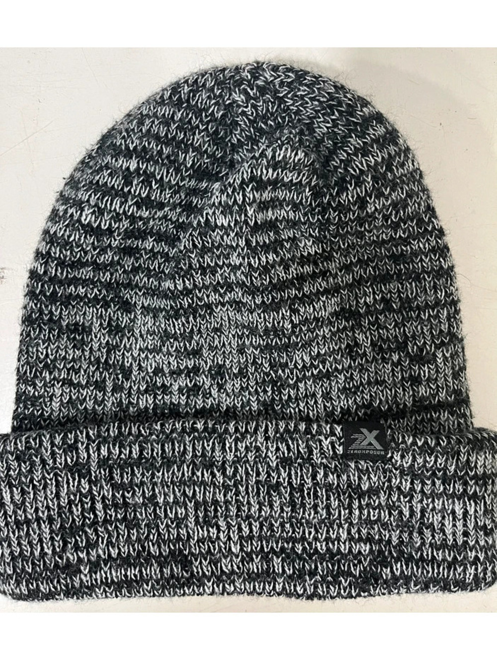 Zeroxposur dark grey knitted beanie warm hat